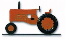 Old Barn Rustic Co. 32" Steel Tractor Weather Vane Orange-0