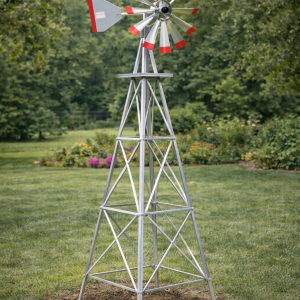 Ten Foot Ornamental  (10 ft.) Aluminum Windmill