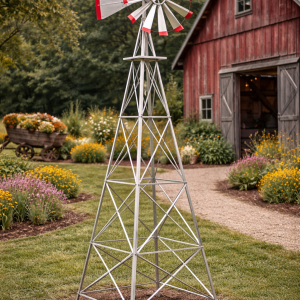 Twelve Foot Ornamental (12 ft.) Aluminum Windmill