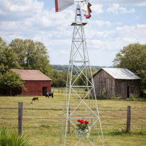 Eighteen Foot Ornamental (18 ft.) Aluminum Windmill