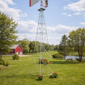 Thirty Foot Ornamental (30 ft.)  Aluminum Windmill