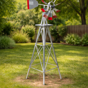 Four Foot Ornamental (4ft.) Aluminum Windmill