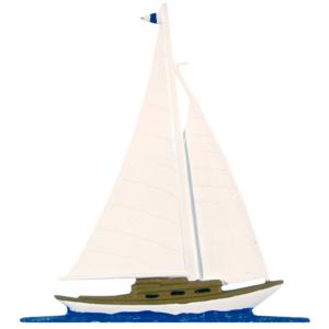 30" Sailboat Weathervane-0