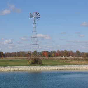 Thirty Foot (30 ft.) Pond Aeration Aluminum Windmill