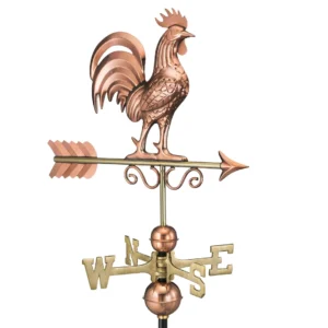 Bantam Rooster Weathervane - Pure Copper