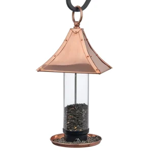 Palazzo Bird Feeder - Polished Copper by Good Directions