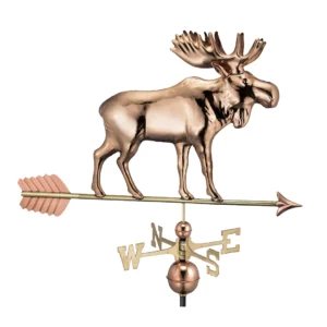 Moose Weathervane with Arrow Pure Copper By Good Direction